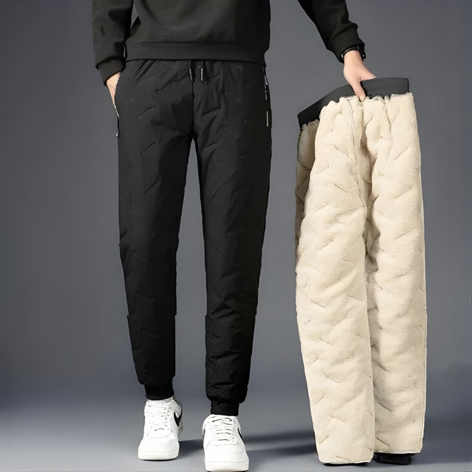 Pantalons thermiques doublés pour femmes et hommes