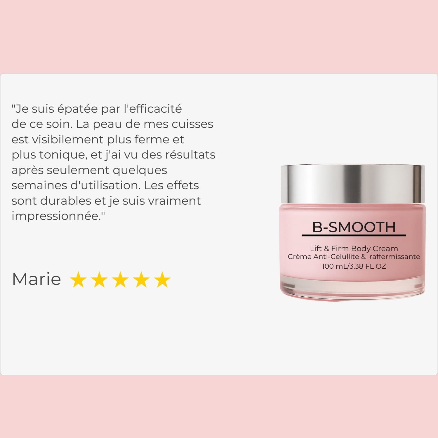 Creme Anti-Cellulite & raffermissante B-Smooth